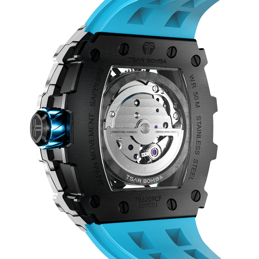 TB8209CF Carbon Fiber Automatic Watch - Elemental Series