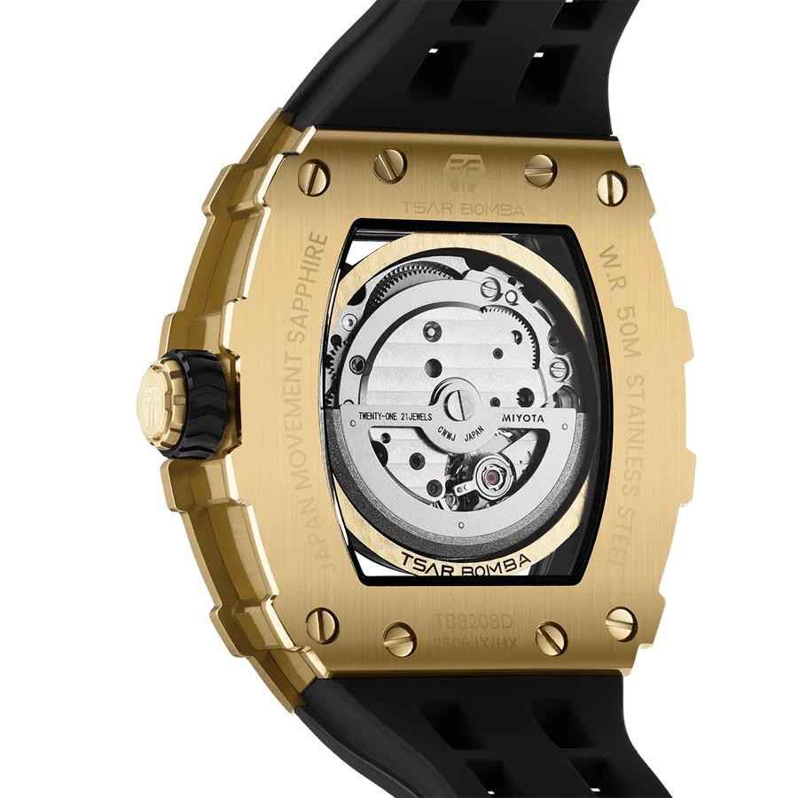 TB8208D Cubic Zirconia Automatic Watch - Elemental Series