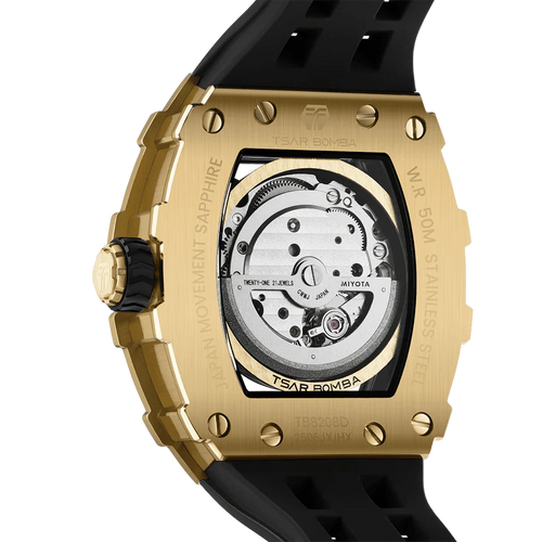 TB8208D Cubic Zirconia Automatic Watch - Elemental Series