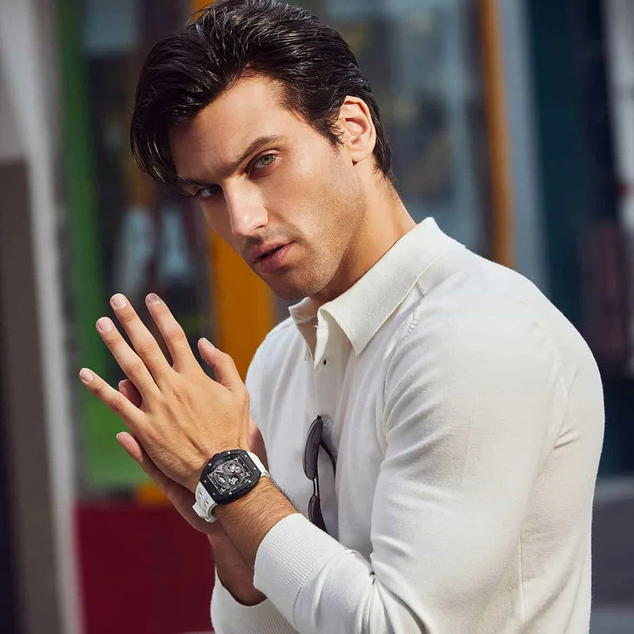 TB8210CF Carbon Fiber Automatic Watch - Elemental Series