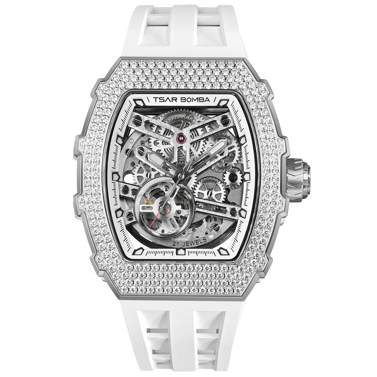 TB8208D Cubic Zirconia Automatic Watch - Elemental Series