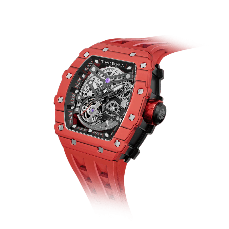 TB8208CF Carbon Fiber Automatic Watch - Elemental Series