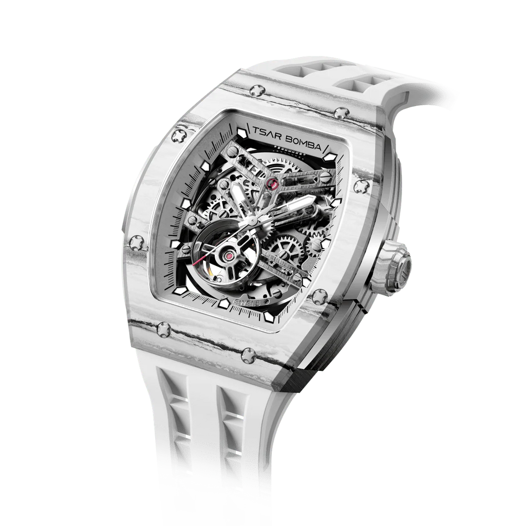 TB8228CF Carbon Fiber Automatic Watch - Elemental Series