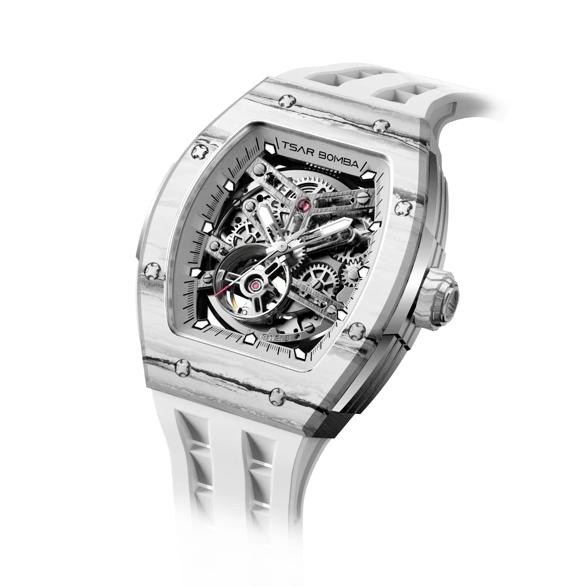 TB8228CF Carbon Fiber Automatic Watch - Elemental Series