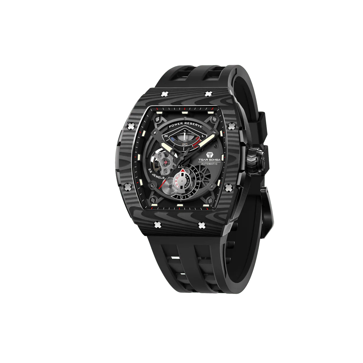 TB8210CF Carbon Fiber Automatic Watch - Elemental Series