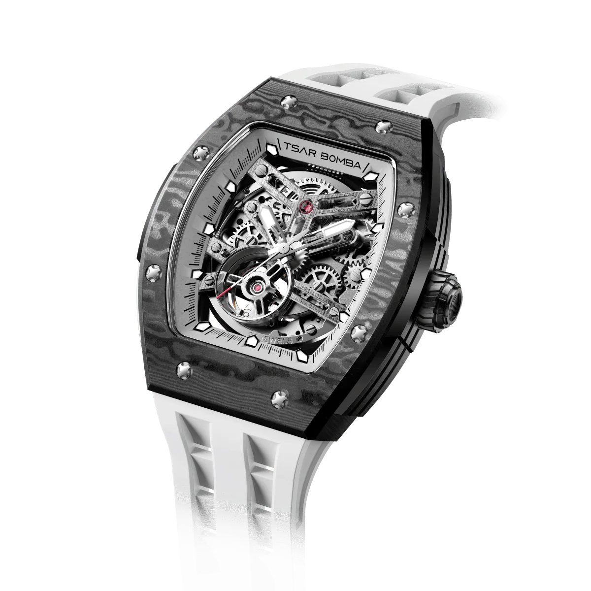 TB8228CF Carbon Fiber Automatic Watch - Elemental Series